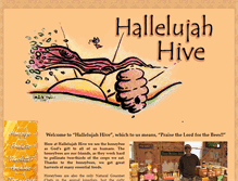 Tablet Screenshot of hallelujahhive.com